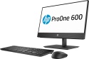 Dotykowy AiO HP ProOne 600 G5 22 FullHD IPS Intel Core i3-9100 4-rdzenie 4GB DDR4 256GB SSD NVMe Win10 Pro +klawiatura i mysz