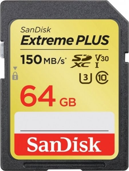 Karta pamięci SanDisk Extreme Plus SDXC 64GB 150MB/s