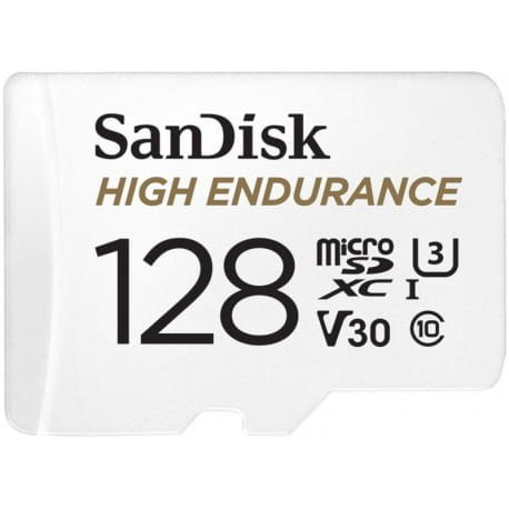 Karta pamięci SanDisk High Endurance SDXC 128GB +adapter
