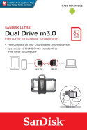 Pendrive SanDisk Ultra Dual Drive m3.0 32GB USB 3.0 micro USB 150MB/s