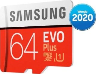 Karta MicroSD Samsung EVO+ 2020 64GB SDXC (MB-MC64HA/EU)