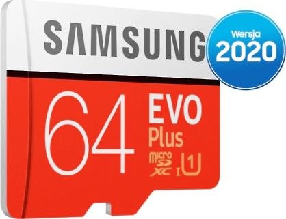 Karta MicroSD Samsung EVO+ 2020 64GB SDXC (MB-MC64HA/EU)