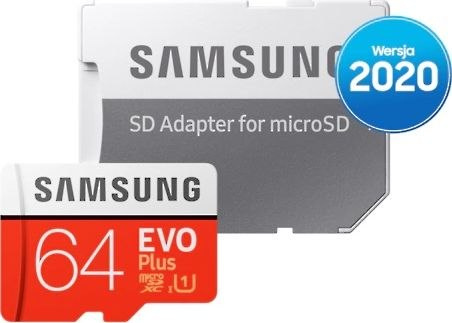 Karta MicroSD Samsung EVO+ 2020 64GB SDXC (MB-MC64HA/EU)