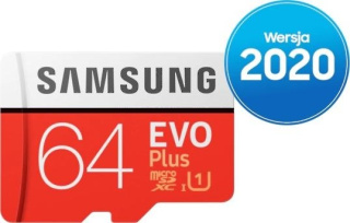 Karta MicroSD Samsung EVO+ 2020 64GB SDXC (MB-MC64HA/EU)