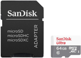 Karta pamięci SanDisk Ultra microSDXC 64GB + adapter