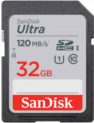 Karta pamięci SanDisk 32GB Ultra UHS-I SDHC 120MB/s