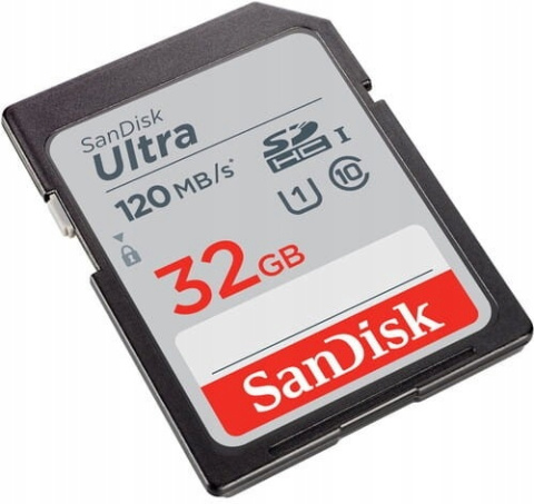 Karta pamięci SanDisk 32GB Ultra UHS-I SDHC 120MB/s