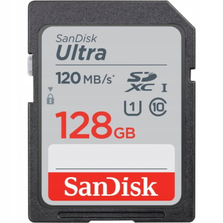 Karta pamięci SanDisk 128GB Ultra UHS-I SDXC 120MB/s