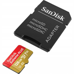 Karta pamięci microSDXC Extreme Plus 128GB 170/90 MB/s +adapter