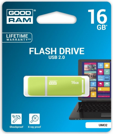Pendrive GoodRam UMO2 16GB USB 2.0 (UMO2-0160G0R11)