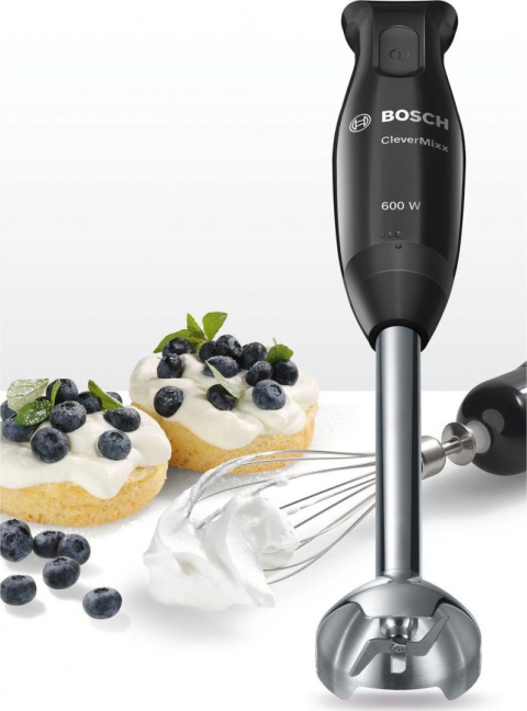 Blender ręczny Bosch CleverMixx 600 W Czarny, Antracyt MSM2650B