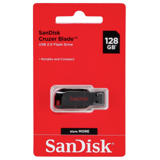 Pendrive SanDisk Cruzer Blade 128GB USB 2.0