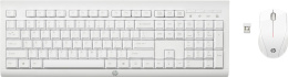 Bezprzewodowa klawiatura i mysz HP Combo C2710 biała
