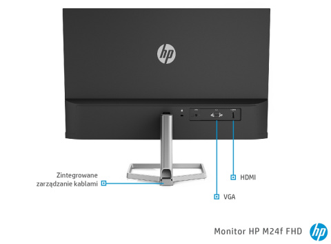 Monitor HP M24f 23.8 cali FullHD IPS LED 75Hz HDMI VGA 2D9K0AA