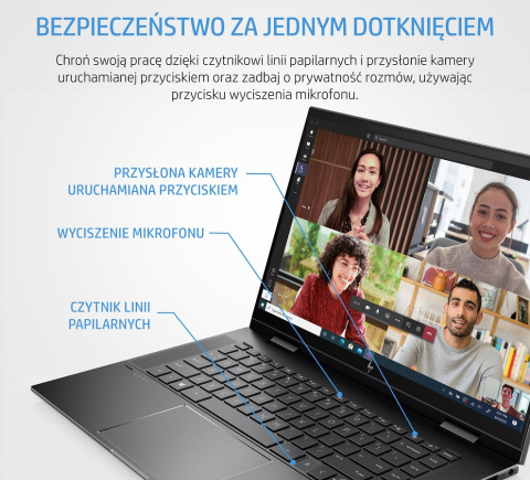 2w1 HP ENVY 15 x360 FullHD IPS AMD Ryzen 7 5700U 8-rdzeni 16GB DDR4 1TB SSD NVMe Windows 10