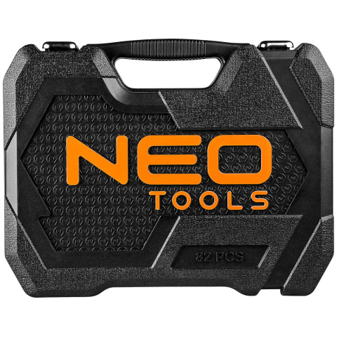 08-672 NEO TOOLS KLUCZE NASADOWE 1/2", 1/4" , ZESTAW 82 SZT., CRV