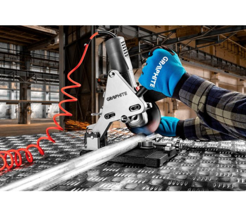 59G187 GRAPHITE SZLIFIERKA KĄTOWA 900W, TARCZA 125 X 22.2 MM, OBROTY 3000-12000 MIN⁻¹