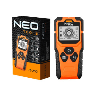 75-250 WYKRYWACZ Z WYŚWIETLACZEM NEO TOOLS, 3 W 1