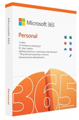 Microsoft Office 365 Personal PC MAC licencja rok