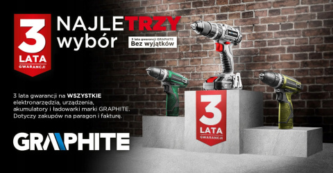 59G187 GRAPHITE SZLIFIERKA KĄTOWA 900W, TARCZA 125 X 22.2 MM, OBROTY 3000-12000 MIN⁻¹