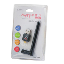 Adapter WiFi Savio na USB CL-63