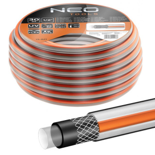 15-821 WĄŻ OGRODOWY 1/2" X 30 M, 4-WARSTWOWY NEO OPTIMA NEO TOOLS