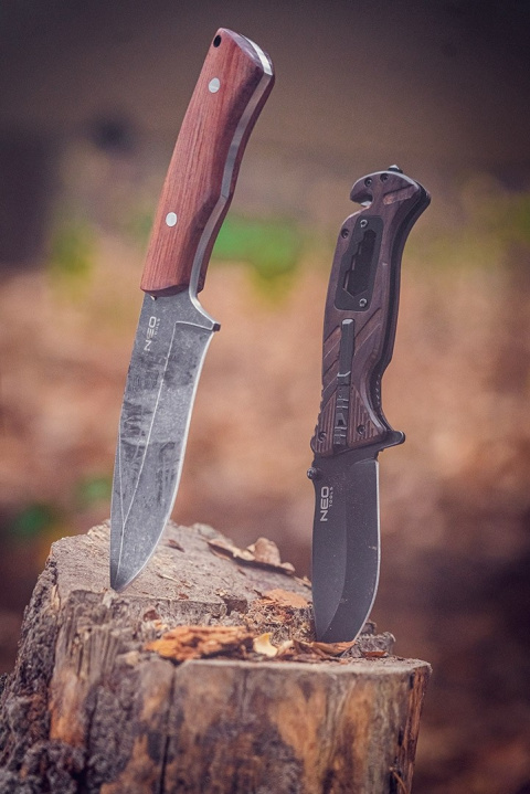 63-111 NÓŻ SURVIVALOWY FULL-TANG 23 CM NEO TOOLS