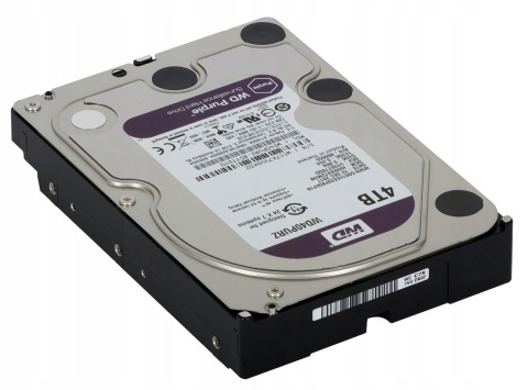 Dysk HDD WD Purple 4TB SATA III 3.5" (WD40PURZ)