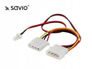 Kabel zasilający Savio AK-15 Molex 4 pin M - Molex