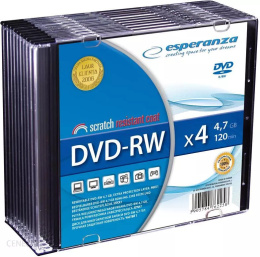 Płyta DVD Esperanza DVD-RW 4.7GB (10 sztuk)
