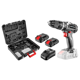 58G020-SET2 WIERTARKO-WKRĘTARKA AKU BEZSZCZOTKOWA Z UDAREM ENERGY+ 18V, LI-ION, 13 MM, 2 AKU 2AH, ŁAD, WALIZKA GRAPHITE