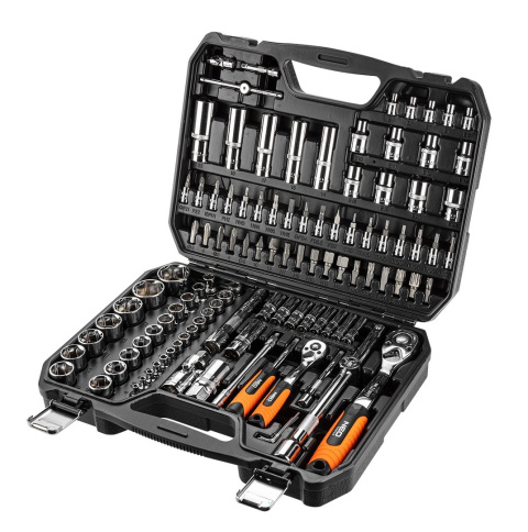 08-910 Klucze nasadowe 1/4", 1/2", zestaw 111 szt.