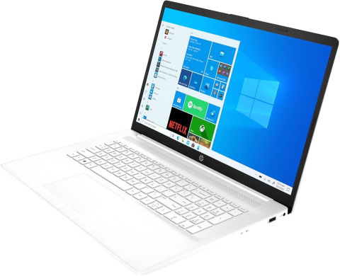 Biały HP 17 FullHD IPS AMD Ryzen 5 5500U 6-rdzeni 16GB DDR4 512GB SSD NVMe Windows 11