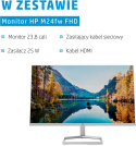 Monitor HP M24fw 23.8 cali FullHD IPS LED 75Hz HDMI VGA 2D9K1AA