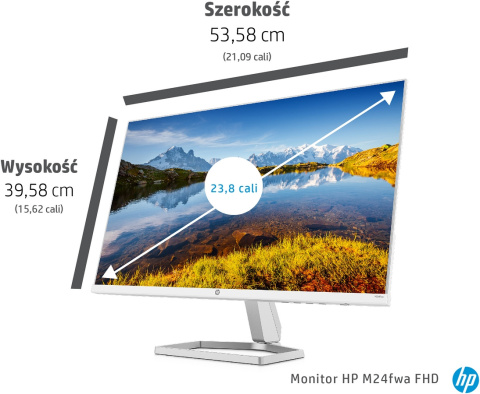 Monitor HP M24fwa 23.8 cali FullHD IPS LED 75Hz HDMI VGA głośniki 34Y22AA