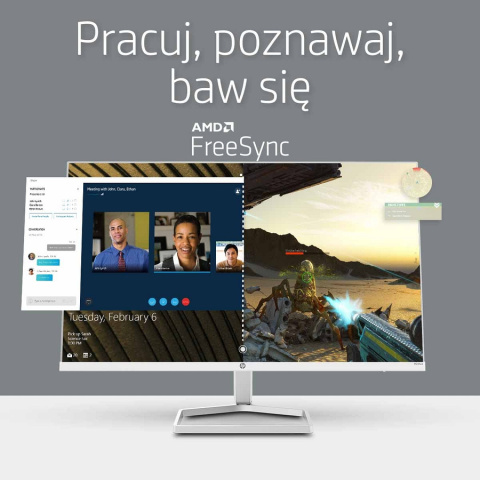 Monitor HP M24fwa 23.8 cali FullHD IPS LED 75Hz HDMI VGA głośniki 34Y22AA