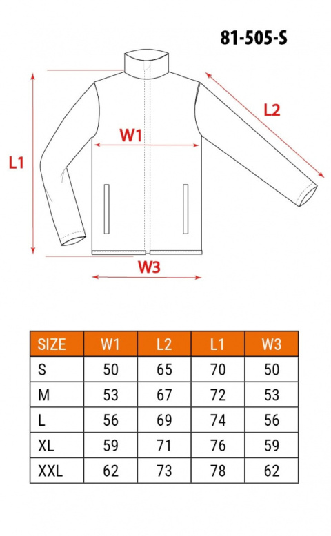 81-505-XXL BLUZA POLAROWA WZMACNIANA CAMO, ROZMIAR XL NEO TOOLS