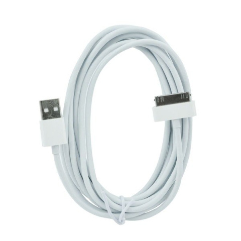 Kabel USB Apple 30-pin Biały (zamiennik)