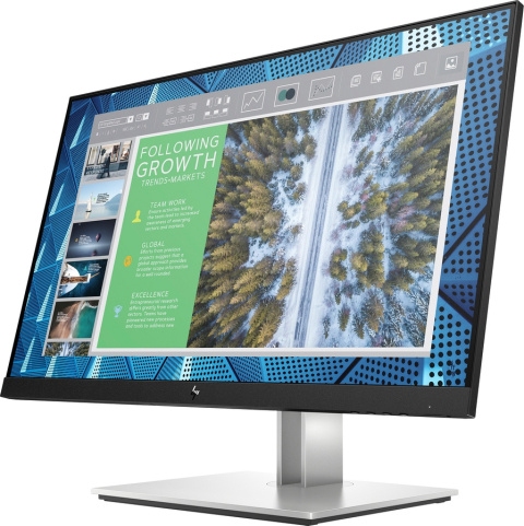 Monitor HP E24q G4 QHD IPS 23.8 cali 2560x1440 HDMI DisplayPort VGA D-SUB USB PIVOT VESA 100x100 9VG12AA