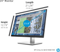 Monitor HP E24q G4 QHD IPS 23.8 cali 2560x1440 HDMI DisplayPort VGA D-SUB USB PIVOT VESA 100x100 9VG12AA