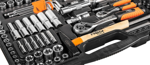 10-196 ZESTAW NARZĘDZI 122 ELEMENTY NEO TOOLS