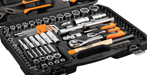 10-196 ZESTAW NARZĘDZI 122 ELEMENTY NEO TOOLS