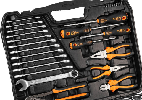 10-196 ZESTAW NARZĘDZI 122 ELEMENTY NEO TOOLS