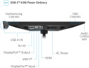 Monitor HP E27m G4 QHD Conferencing IPS 27 cali 2560x1440 75Hz HDMI DisplayPort USB Type-C 65W RJ45 VESA 100x100 40Z29AA