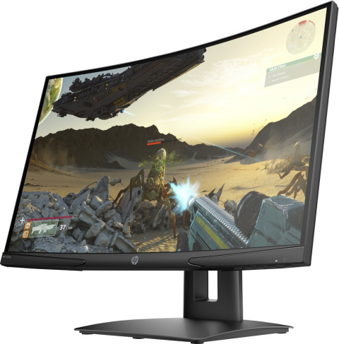 Monitor HP X24c Gaming Curved 23.6 cali FullHD 1920x1080 144Hz HDMI DisplayPort VESA 9FM22AA