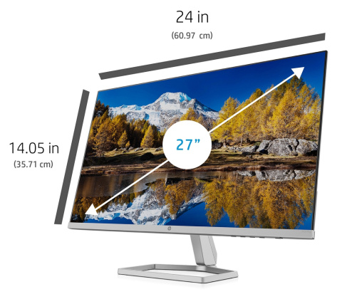 Monitor HP M27fq QHD IPS 27 cali 2560x1440 75Hz HDMI DisplayPort 2H4B5AA