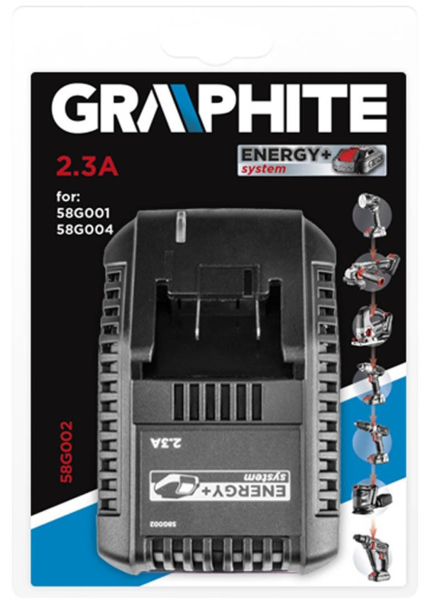 ZESTAW 58G000 WIERTARKO-WKRĘTARKA AKUMULATOROWA ENERGY+ 18V, LI-ION, UCHWYT SAMOZACISKOWY 10 MM, + AKUMULATOR 4.0AH + ŁADOWARKA