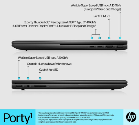 2w1 HP ENVY 15 x360 FullHD OLED Intel Core i5-1240P 12-rdzeni 16GB DDR4 512GB SSD NVMe Windows11 Active Pen