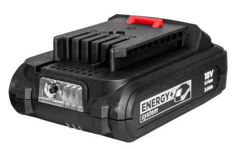 58G006-SET2 WIERTARKO-WKRĘTARKA AKUMULATOROWA ENERGY+ 18V, LI-ION, UCHWYT 13 MM, 2 AKU 2AH, ŁAD, WALIZKA GRAPHITE