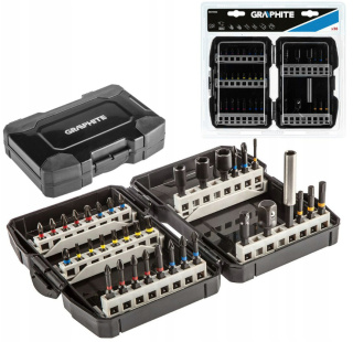 56H560 ZESTAW BITÓW UDAROWYCH, 36 SZT. GRAPHITE Zestaw bitów udarowych G